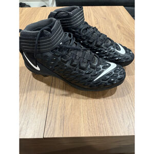 Nike Force Savage Pro 2 Football Cleats Mens Size 10.5 Black CD9250-001 H1
